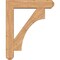Ekena Millwork Westlake Craftsman Smooth Bracket w/ Offset Brace, Western Red Cedar, 7 1/2"W x 34"D x 42"H BKT0806X34X42WTL04SWR - alternate 3